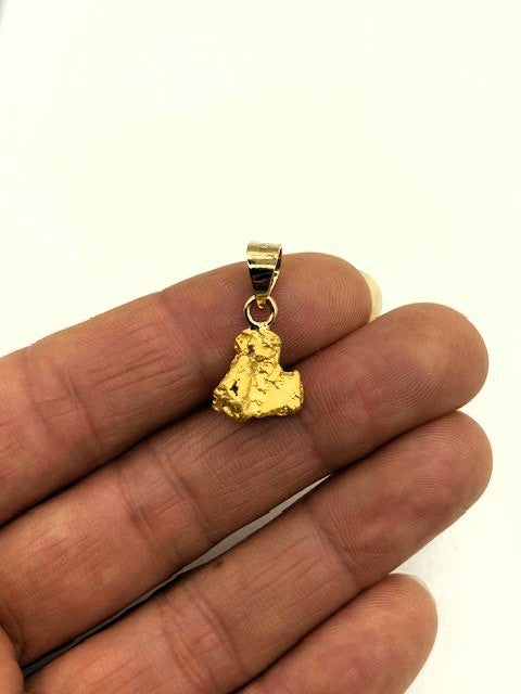 Natural Gold Nugget 3.7 gram Pendant