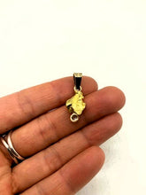 Load image into Gallery viewer, Natural Gold Nugget w 11pt Natural Diamond