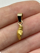 Load image into Gallery viewer, Natural Gold Nugget 2.4 gram Pendant