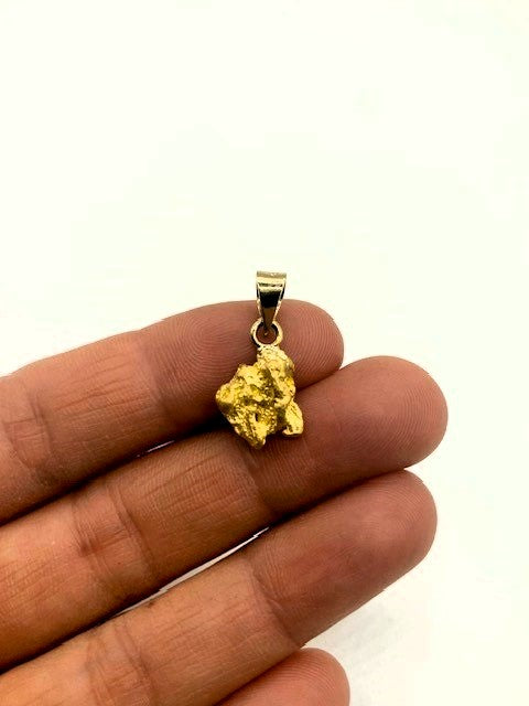 Natural Gold Nugget 2.9 grams Pendant