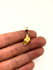 Natural Gold Nugget 3.9 grams Pendant
