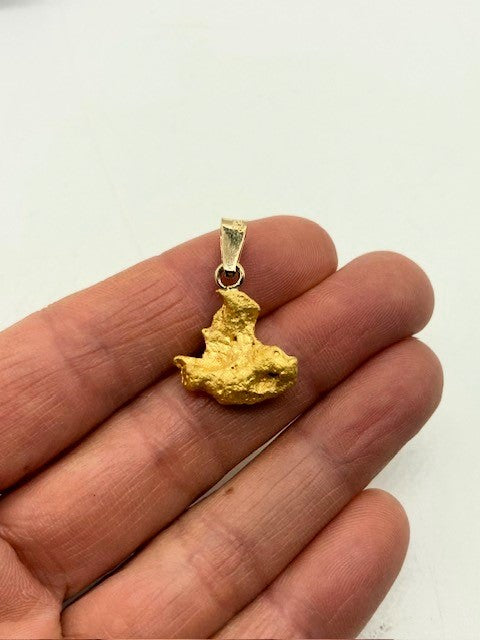 Natural Gold Nugget 7.5 gram Pendant