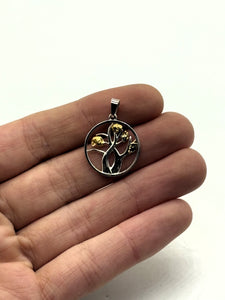 Natural Gold Nuggets Tree of Life Pendant