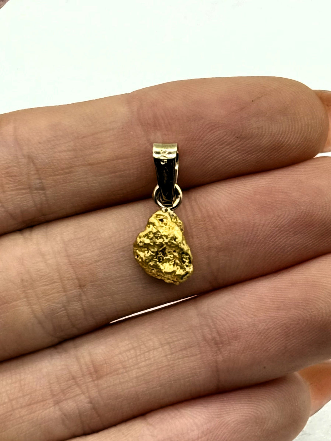 Natural Gold Nugget Pendant 3.1 Grams