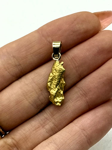 Natural Gold Nugget Pendant 6.3 Grams