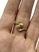 Load image into Gallery viewer, Natural Gold Nugget 9ct YG S Ring (size Q)
