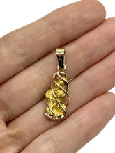 Load image into Gallery viewer, Natural Gold Nugget Caged Pendant YG 9ct
