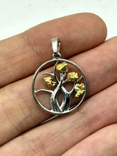 Load image into Gallery viewer, Natural Gold Nuggets Tree of Life Pendant