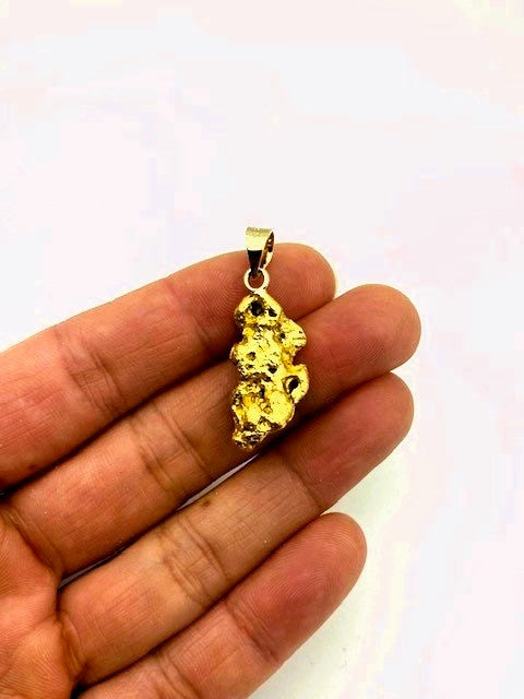 Natural Gold Nugget 10.1 grams Pendant