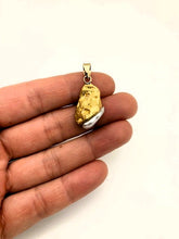 Load image into Gallery viewer, Natural Gold Nugget with Keshi Pearl