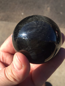 Golden Obsidian Sphere