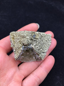 Fluorite with Chalcopyrite Moroccan