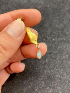 Natural Gold Nugget & Opal Pendant $1495